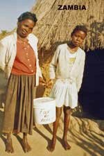 Kabwe, Zambia: Christine Lungu and Leona Daka